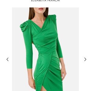 Elisabetta Franchi Green Dress Size S